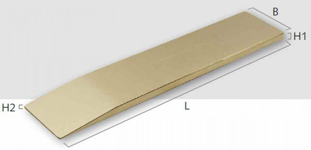 картинка Клин искробезопасный тонкий ENDRES 1861002S — losomat.ru